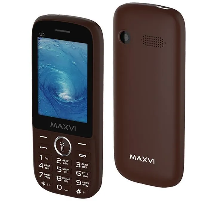 Мобильный телефон MAXVI K20,кофейный