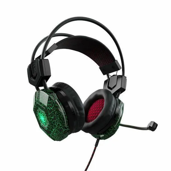 Наушники Oklick HS-L500G TOXIC  (черный) (HS-L500G черный)