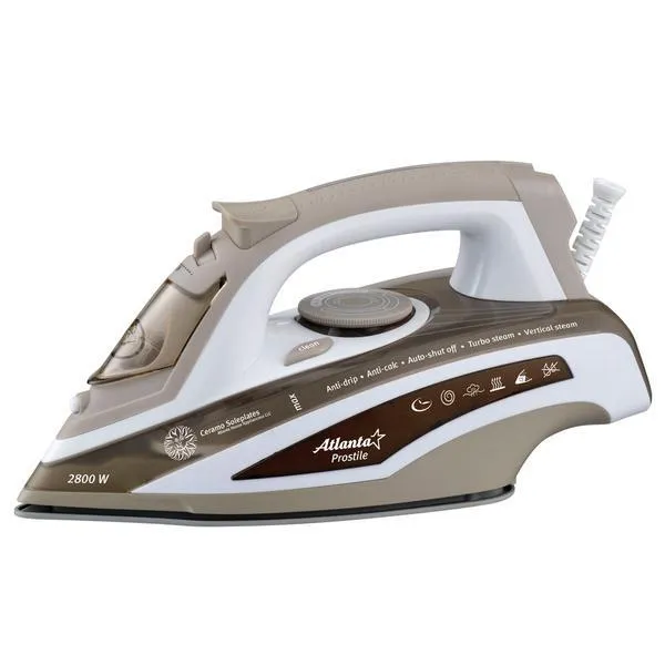 Утюг Atlanta ATH-5573 (коричневый, белый)