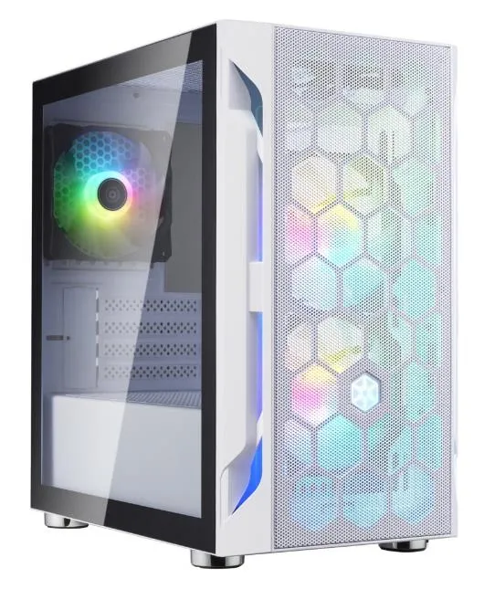 Корпус SilverStone Fara H1M Pro (mATX, Mini-ITX, Mini-DTX, белый, без БП)/(SST-FAH1MW-PRO)