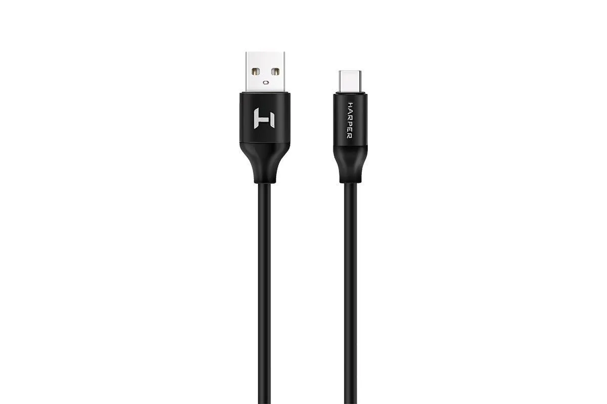 Кабель соединительный Harper SCH-732 (USB 2.0 A-USB Type-C) черный 2 м