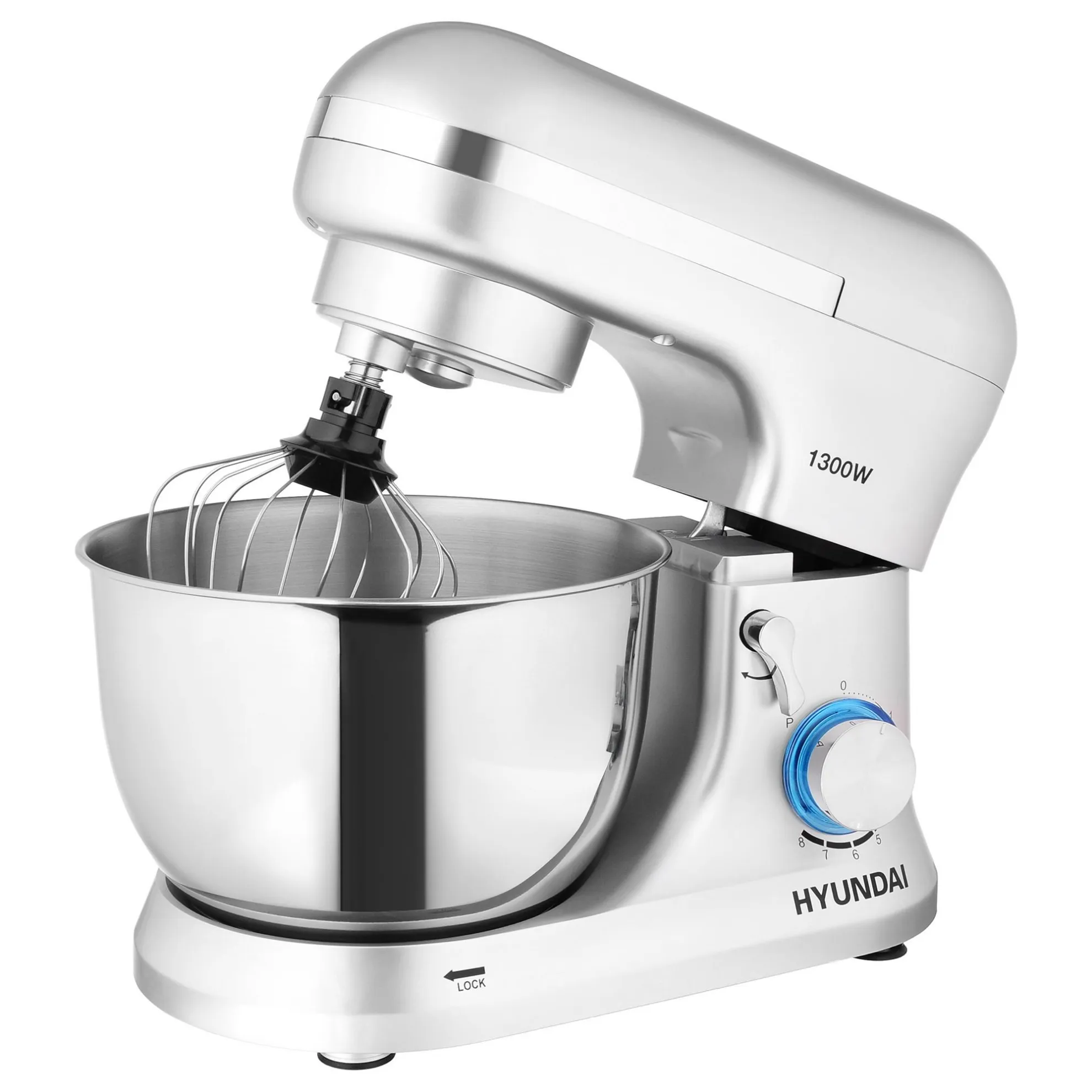 Миксер Hyundai HYM-S6551 (серебристый)