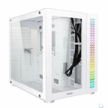 Корпус Ginzzu V560 (ATX, Mini-ITX, micro-ATX, белый, без БП)/(V560)