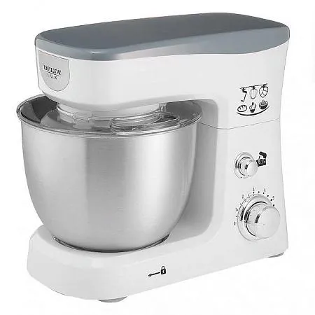 Миксер DELTA LUX DE-7900Р (серый, белый)