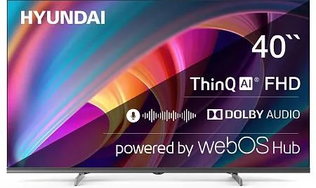 Телевизор Hyundai H-LED40BS5100 40" 1080p Full HD Smart TV серый, черный Телевизор Hyundai H-LED40BS5100 40" 1080p Full HD Smart TV серый, черный