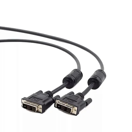 Кабель Cablexpert CC-DVI-BK-6 DVI-D-DVI-D (ченый) (1,8 м) Кабель Cablexpert CC-DVI-BK-6 DVI-D-DVI-D (ченый) (1,8 м)
