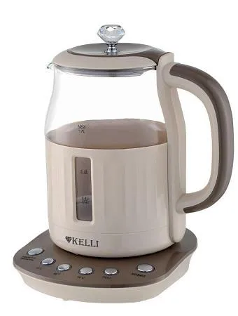 Электрический чайник Kelli KL-1373 (кофейный) Электрический чайник Kelli KL-1373 (кофейный)
