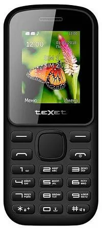 Мобильный телефон teXet TM-130,красный, черный