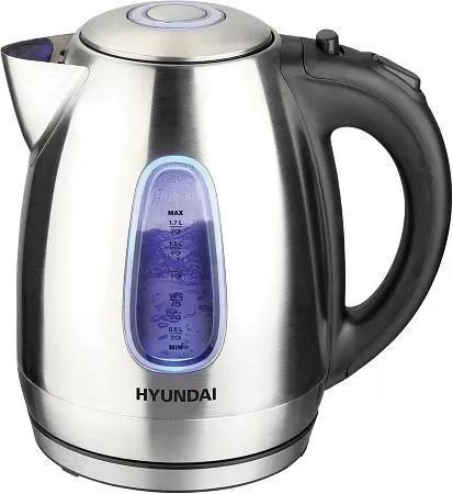 Электрический чайник Hyundai HYK-S2402 (серебристый) Электрический чайник Hyundai HYK-S2402 (серебристый)