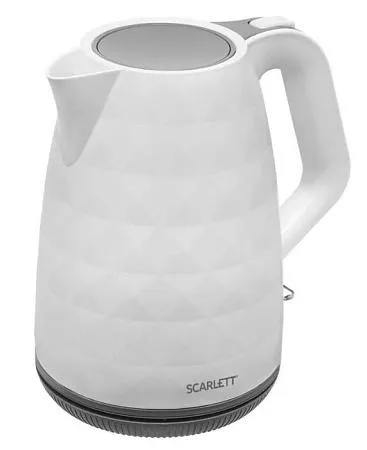 Электрический чайник Scarlett SC-EK18P49 (серый, белый)