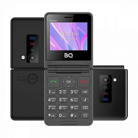 Мобильный телефон BQ 2456 Pocket,черный Мобильный телефон BQ 2456 Pocket,черный