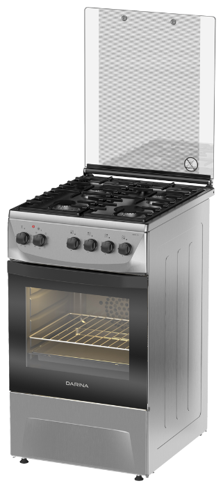 Плита Дарина 1D1 KM241 311 X,серебристый