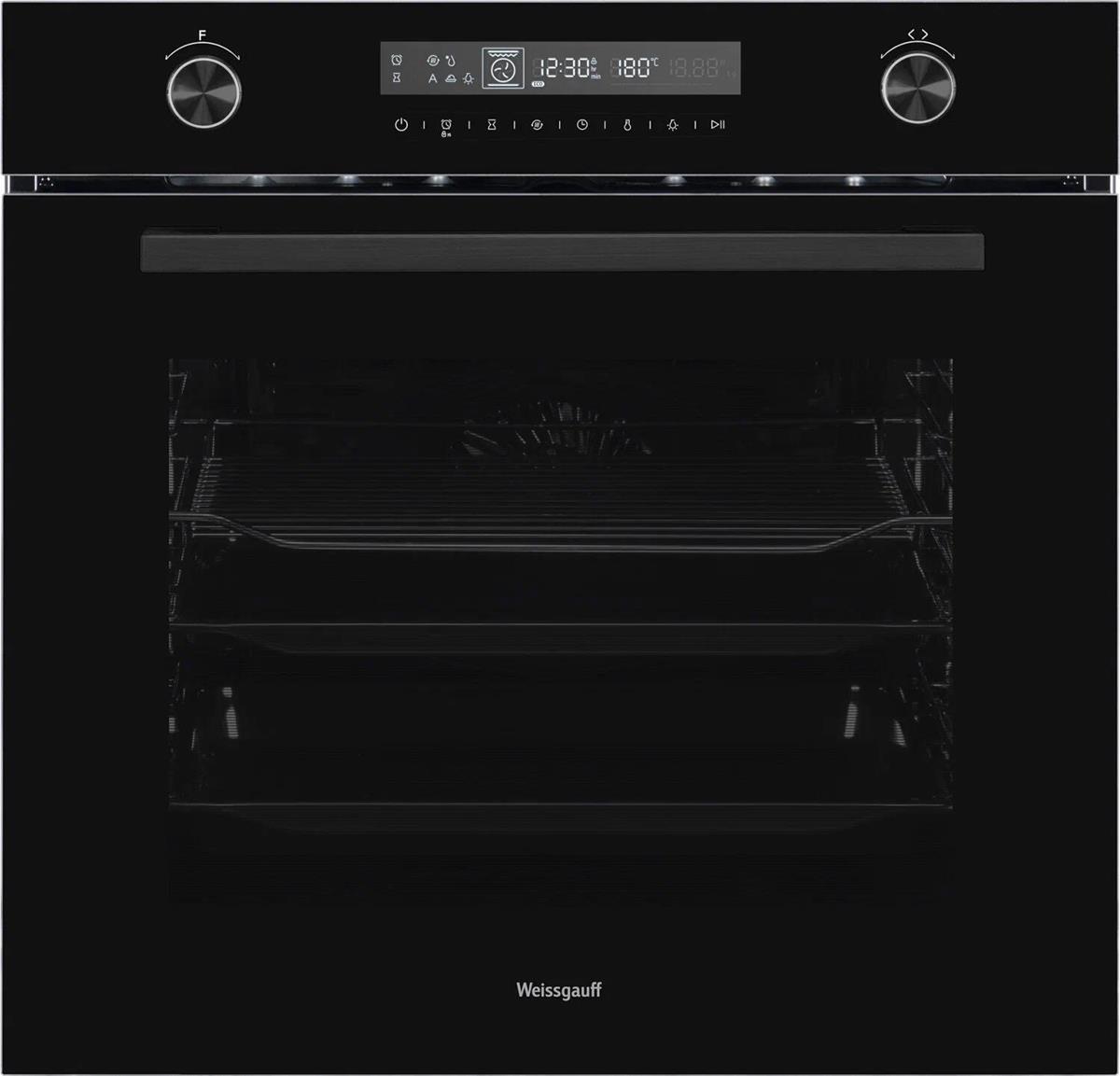 Духовой шкаф Weissgauff EOM 751 PDB Black Edition (чёрный)
