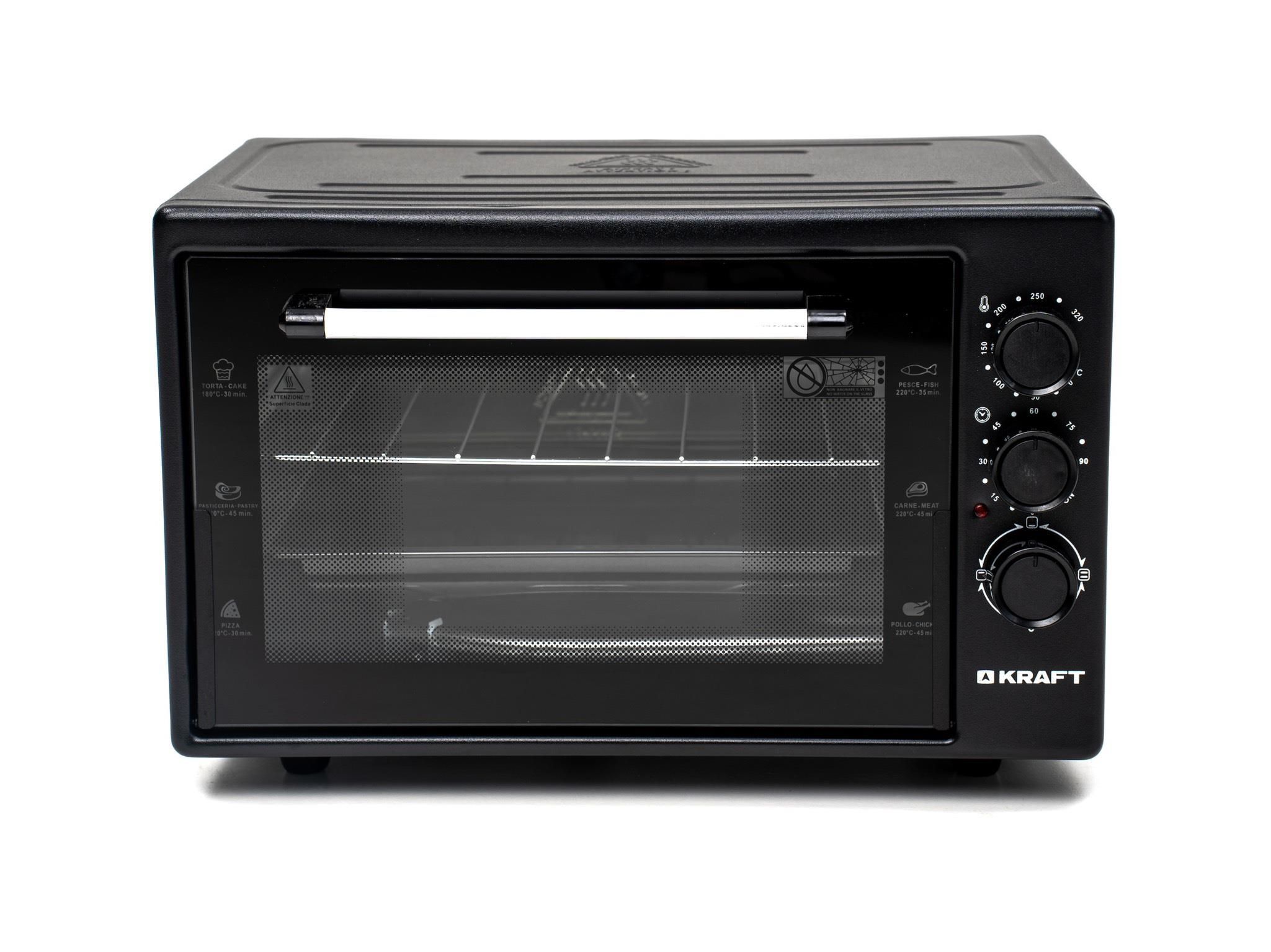 Электропечь Kraft KF-MO 4500 BL (черный)