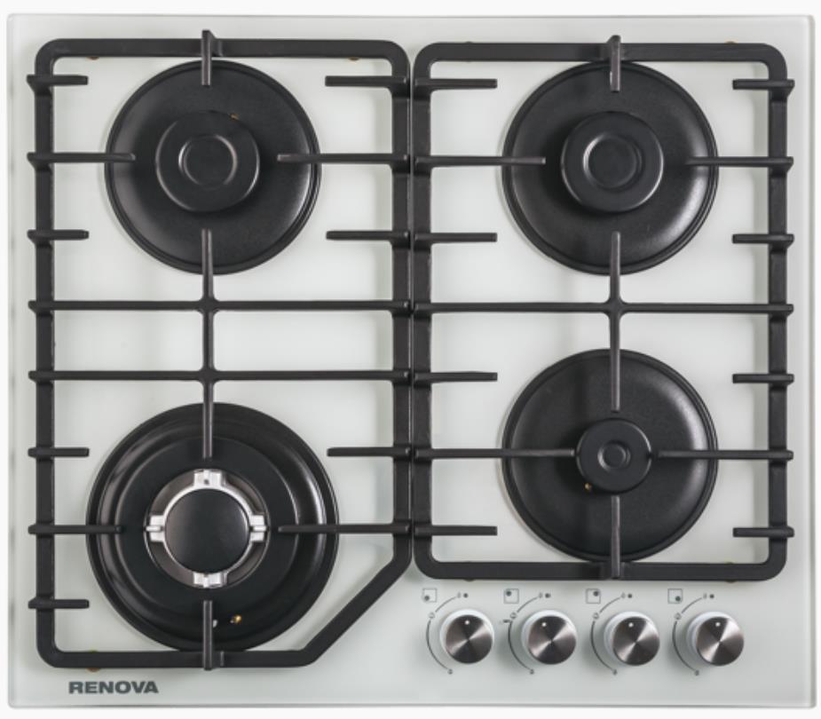 Варочная панель Renova TG-GICWS3 (белый)(газовая варочная поверхность)