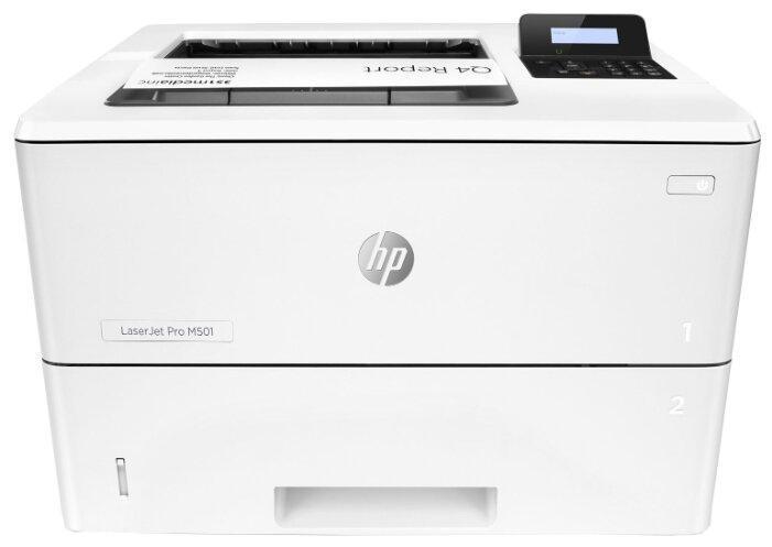 Принтер HP LaserJet Pro M501dn белый/черный