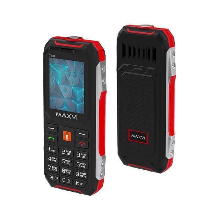 Мобильный телефон MAXVI T100,красный