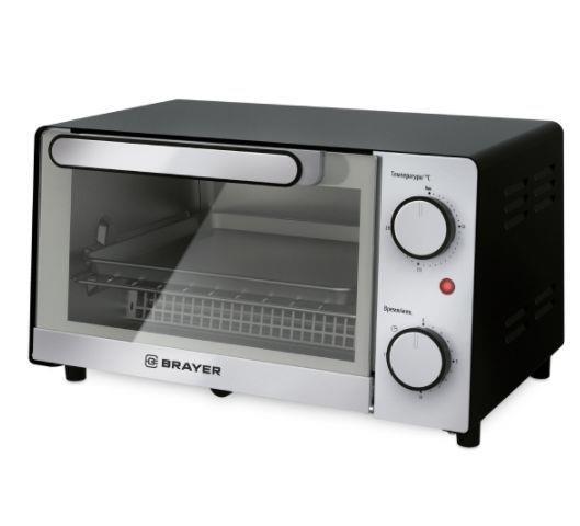 Электропечь Brayer BR2600 (серый, черный)