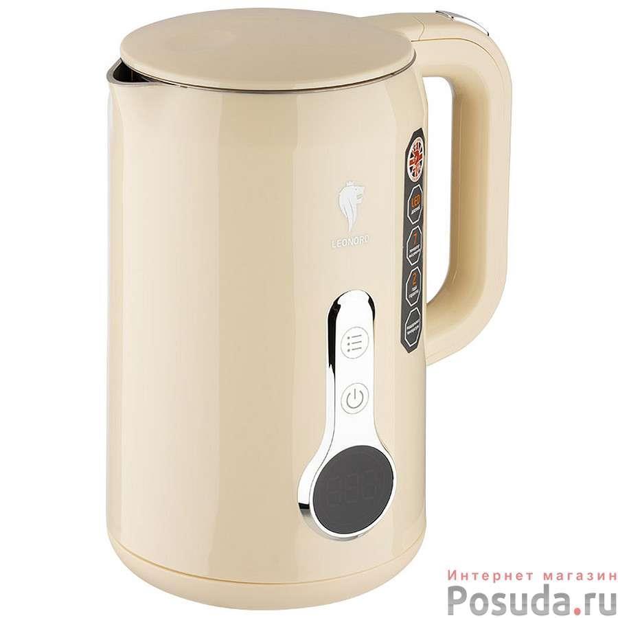 Электрический чайник Leonord LE-1536 бежевый (107831) (бежевый)