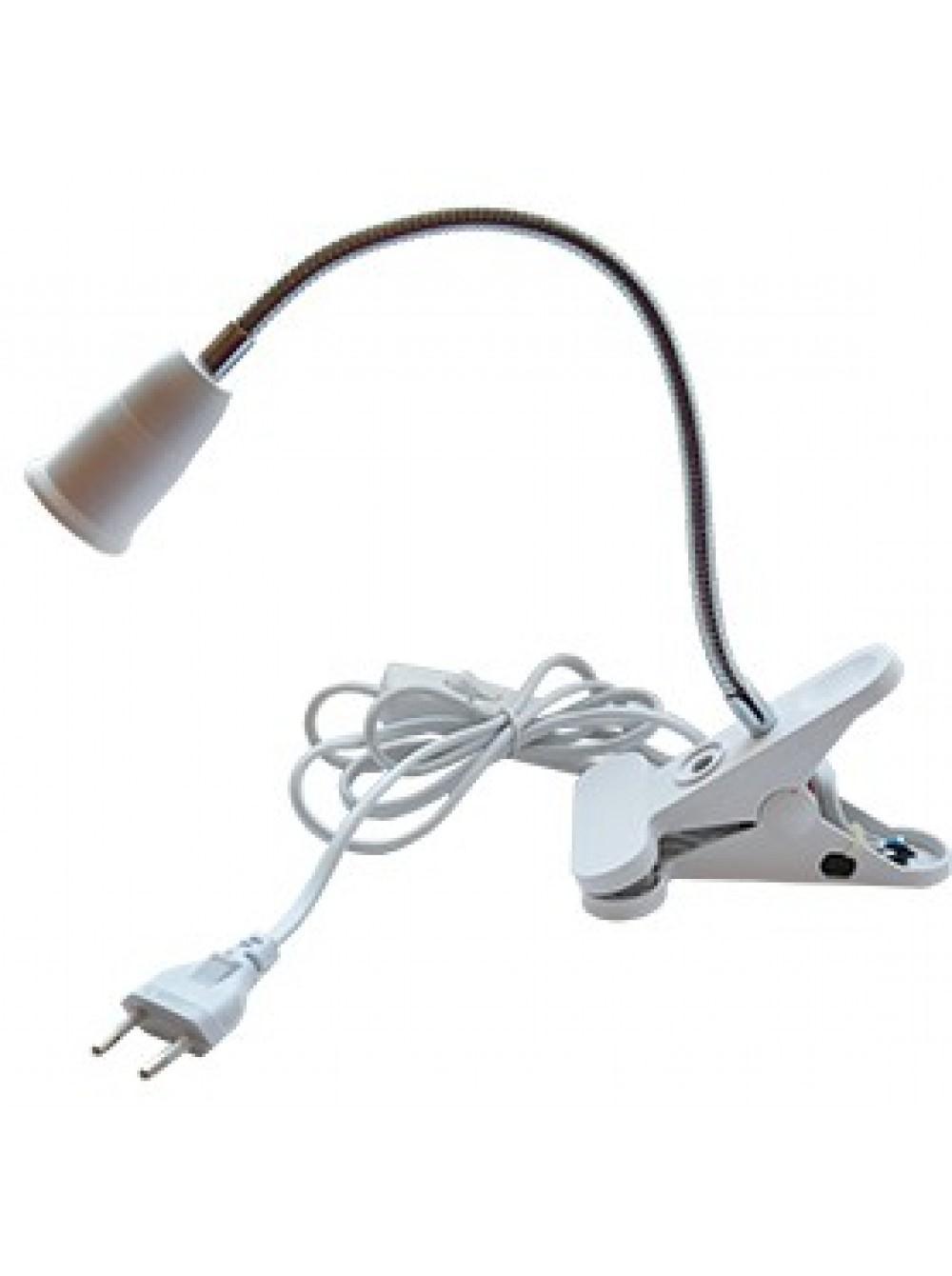 Настольная лампа ECOLA APF7FWEAY BASE (белый/серебристый)