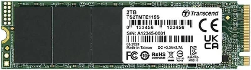 SSD диск Transcend 115S (2048 Гб (M.2) 2280)/(TS2TMTE115S)