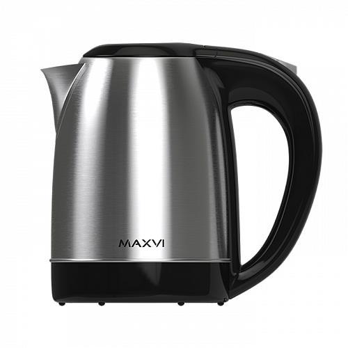 Электрический чайник MAXVI KE1721S (черный, серебристый)