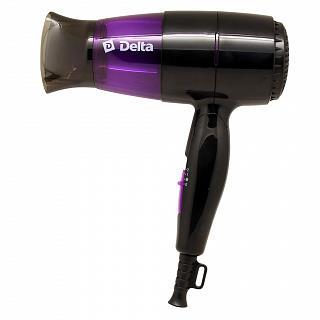 Фен DELTA DL-0907 фиолетовый, черный