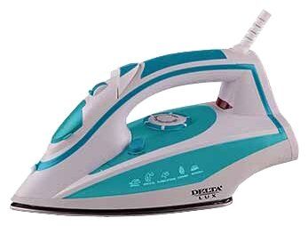 Утюг DELTA LUX DL-352 (белый, бирюзовый)