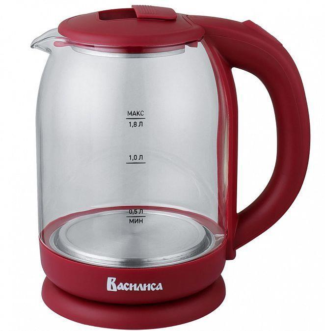 Электрический чайник Василиса ВА-1035 (бордовый)