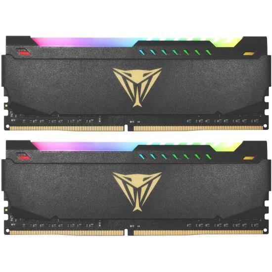 Оперативная память 2x32 GB DDR4 Patriot Viper Steel RGB (25600 МБ/с, 3200 МГц, CL18)