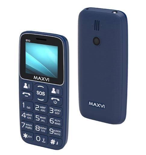 Мобильный телефон MAXVI B110,синий