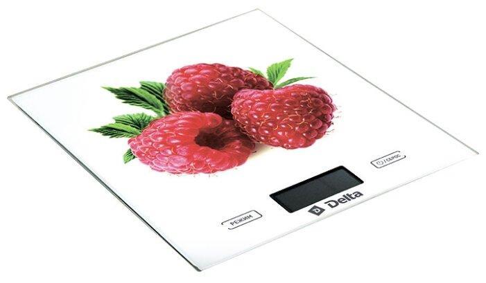 Весы кухонные DELTA КСЕ-37 (красный, белый)