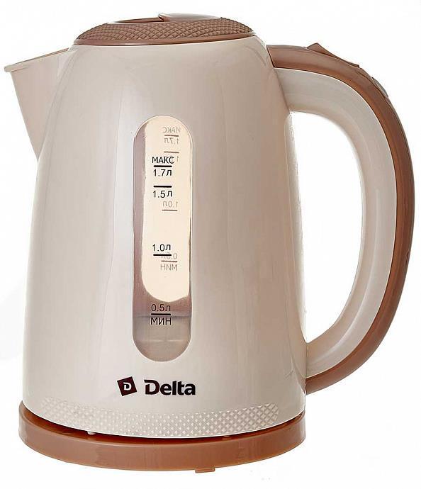 Электрический чайник DELTA DL-1106 (бежевый)