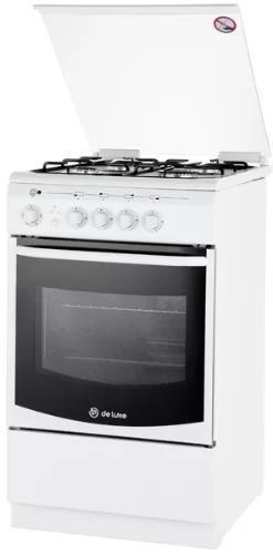 Плита De luxe 506040.01ГЭ(КР),белый