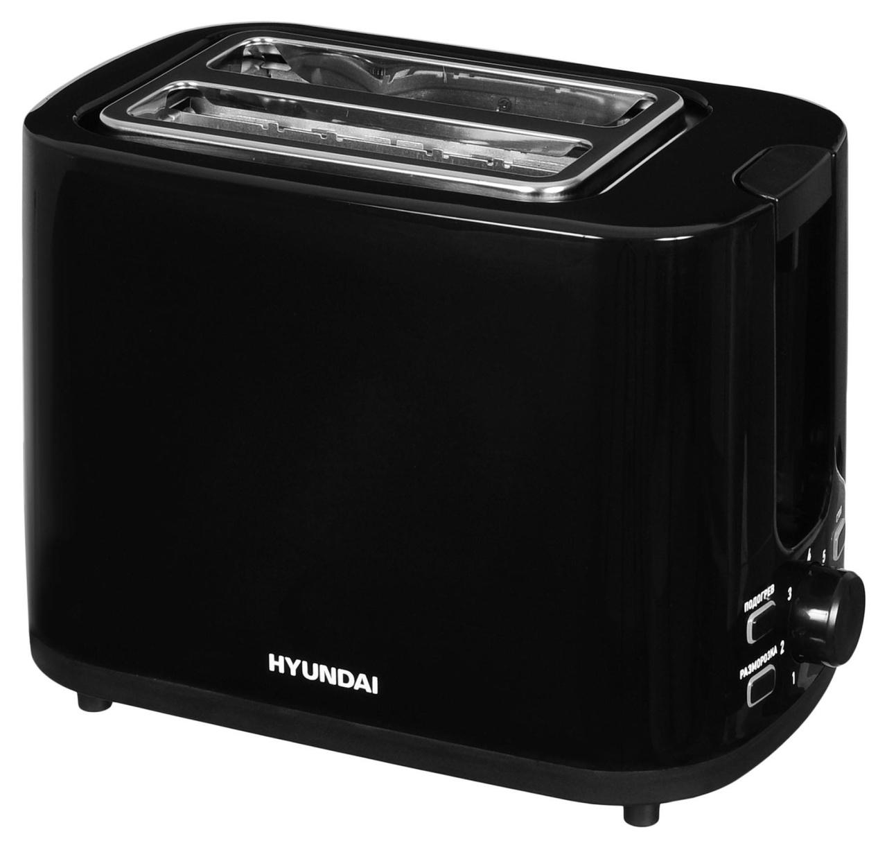 Тостер Hyundai HYT-3501 (черный)