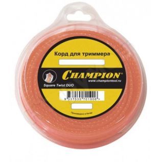 Леска для триммера CHAMPION Twisted Square C7003