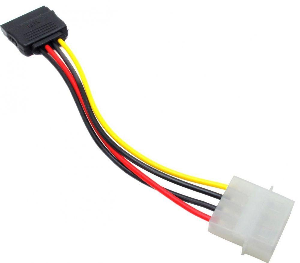 Кабель питания Orient C907 (Molex-SATA)  0,14 м