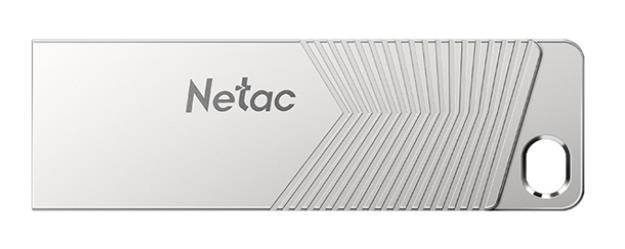 USB flash NETAC UM1,(USB 3.2/128 Гб)-серебристый (NT03UM1N-128G-32PN)
