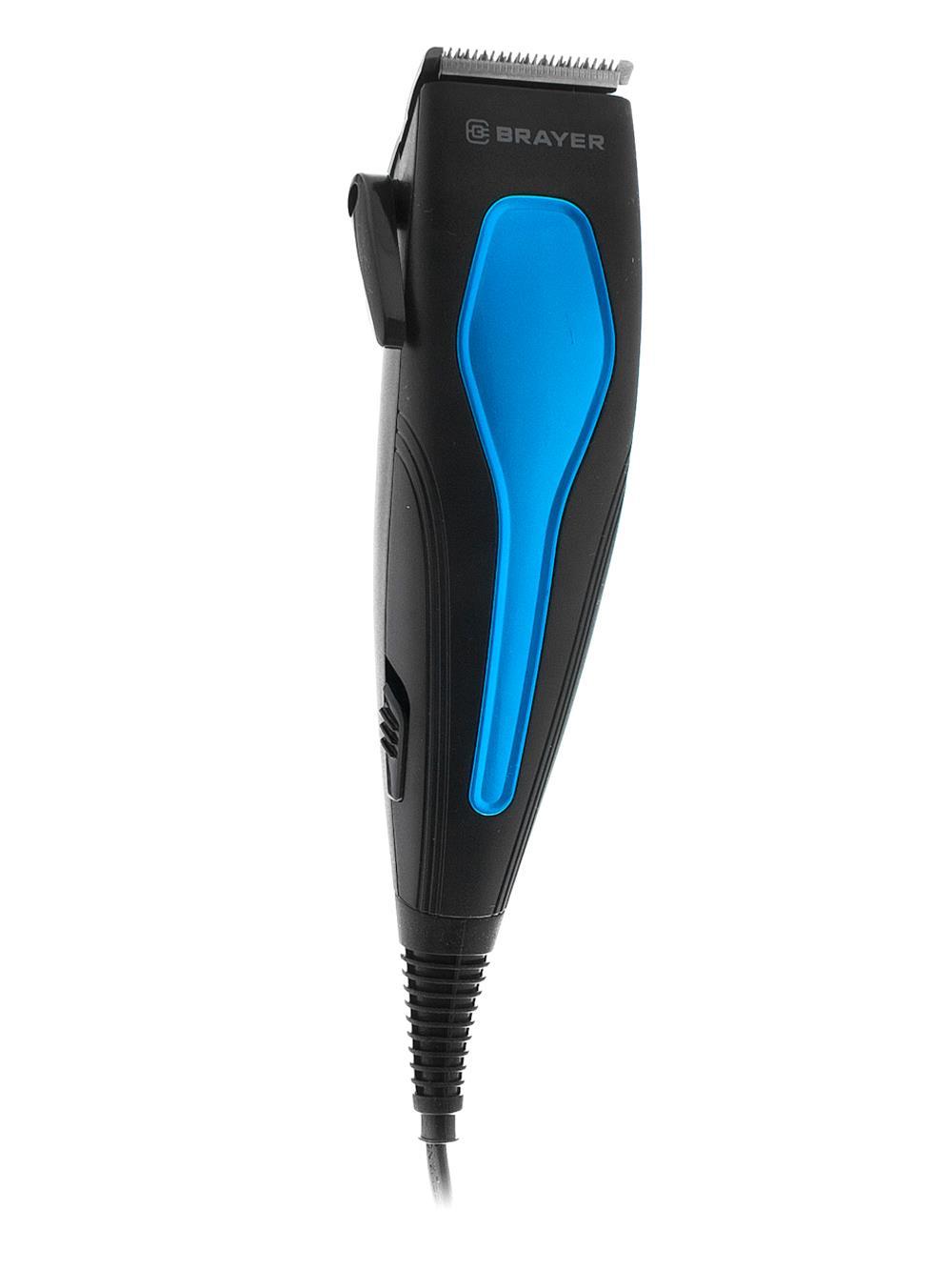 Машинка для стрижки  Brayer BR3432, черный, синий