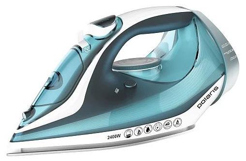 Утюг Polaris PIR 2487AК (белый, бирюзовый)