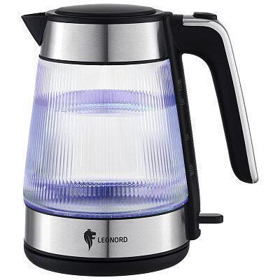 Электрический чайник Leonord LE-1522 (прозрачный, серебристый)