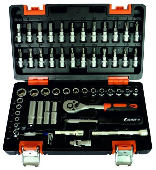 Набор инструментов ВИХРЬ 73/6/7/2, 57 шт