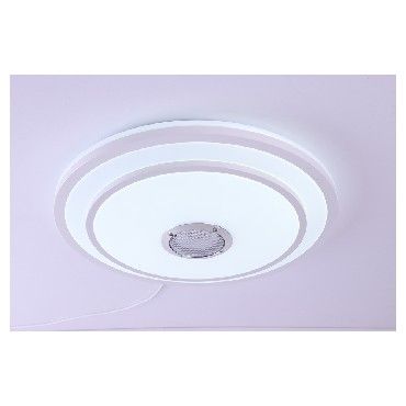 СВЕТИЛЬНИКИ НАСТЕННО-ПОТОЛОЧНЫЕ НАКЛАДНЫЕ CAMELION LBS-2005 (УправлLED св-к, 68 Вт, 3000-6000K, 4800Лм, Bluetooth, муз. колонка, RGB ,пульт)