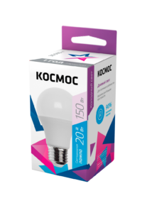 Лампа светодиодная Космос экономик A60 E2765 Е27 6500К 20 Вт