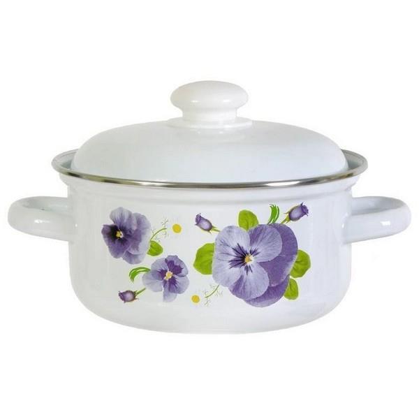 Кастрюля ЛЫСЬВА 1512АП2/4 (Анютины глазки) (3 л )