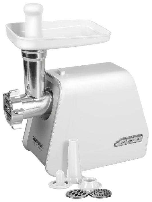 Мясорубка REDMOND RMG-1216-8 (серебристый, белый)