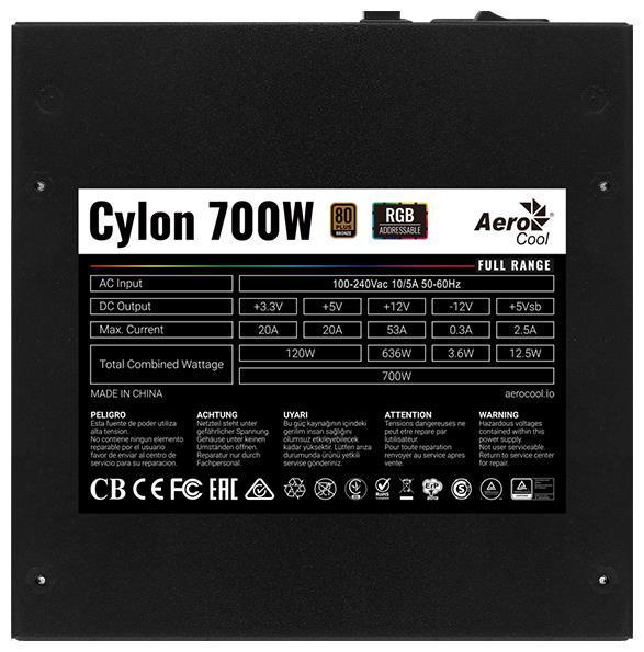 Блок питания AeroCool Cylon 700W () (700 Вт )