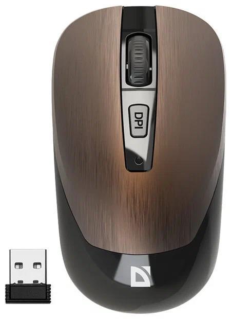 Мышь Defender Wave MM-995 (USB,бронза)/(52992)