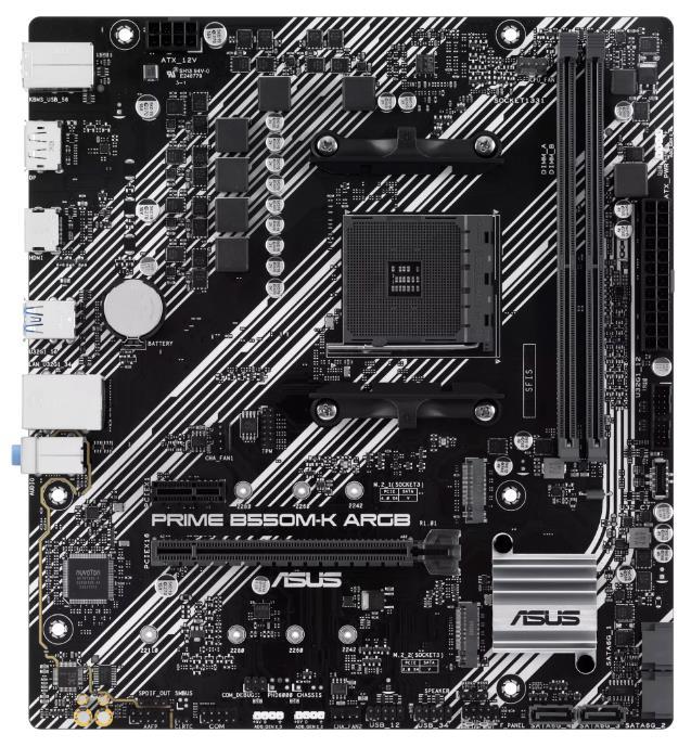 Материнская плата AM4 Asus PRIME B550M-K ARGB