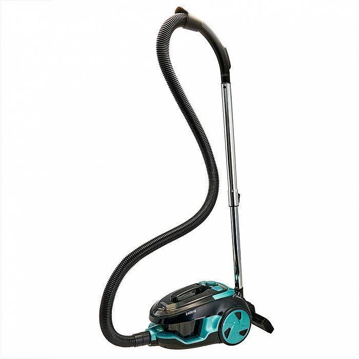 Пылесос DELTA LUX DE-3501 (черный, бирюзовый)